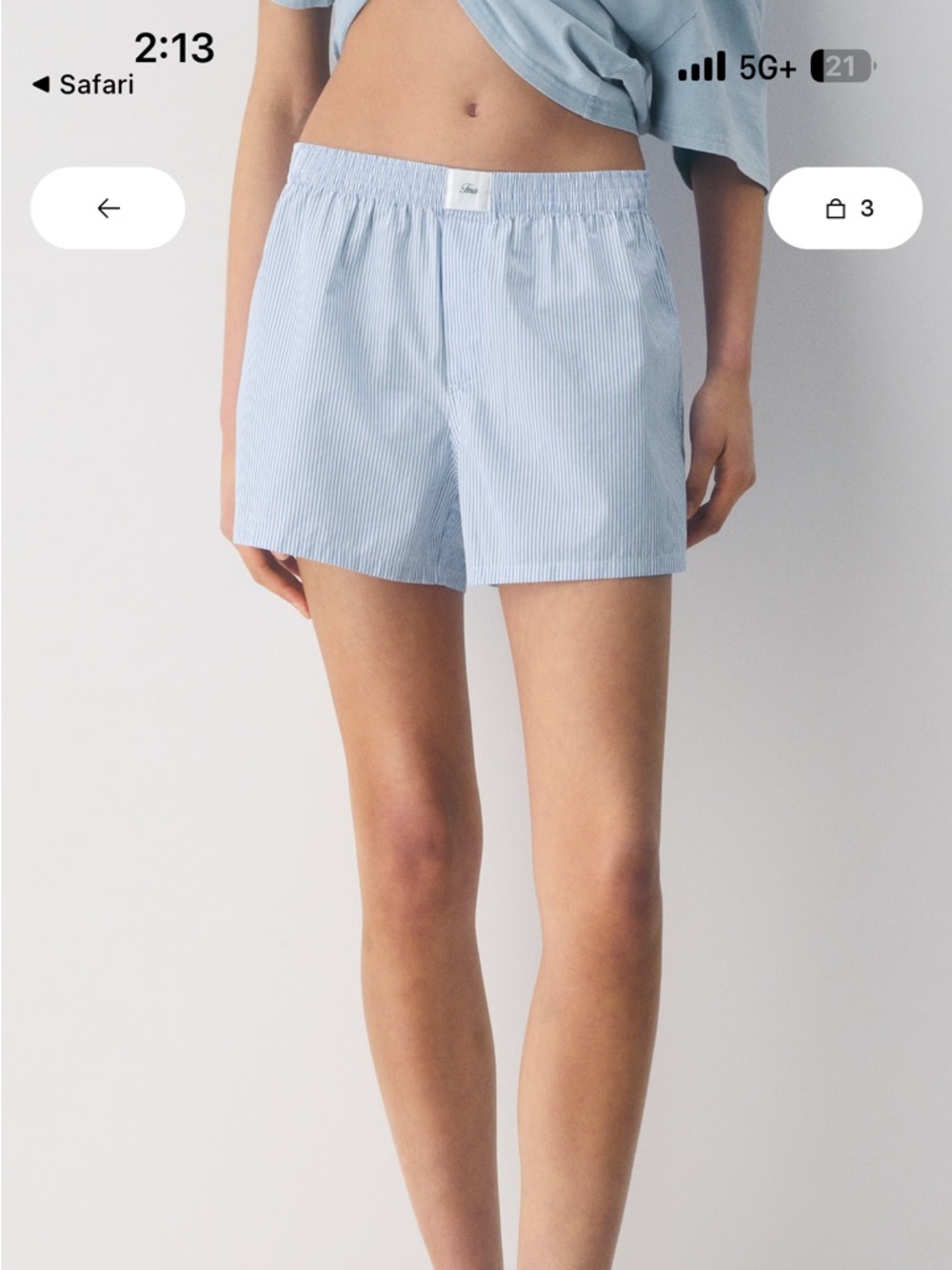 ARITZIA TNA Boxer Shorts - size small